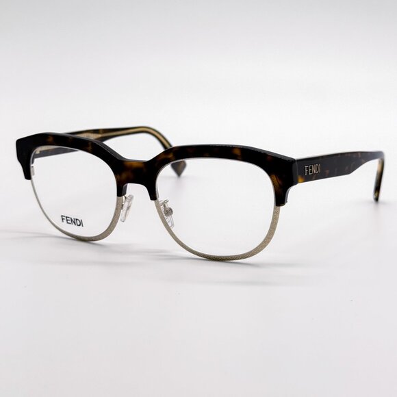NEW FENDI FE50068U 052 HAVANA WOMEN EYEGLASSES FENDI - Picture 1 of 9